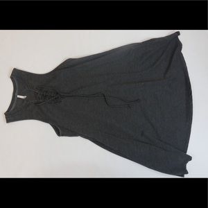 Sleevless Lace Up Dress